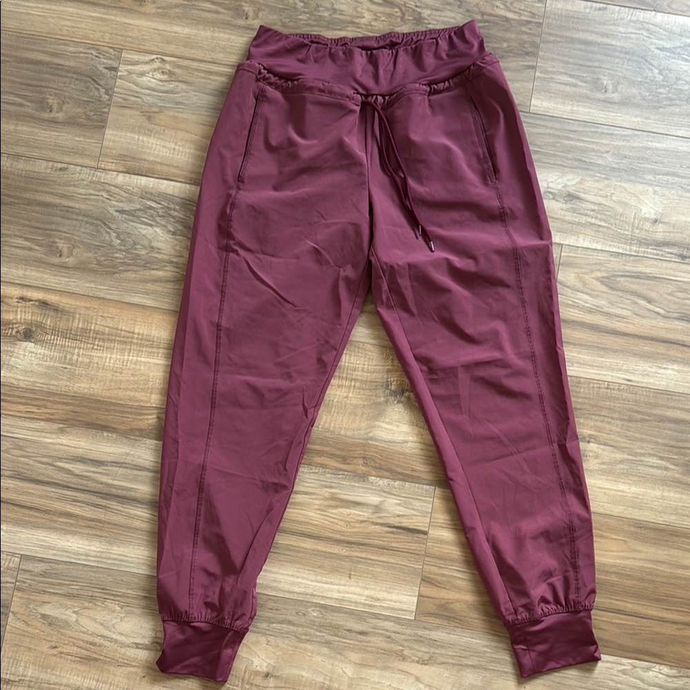 Burgundy Jogger Pants